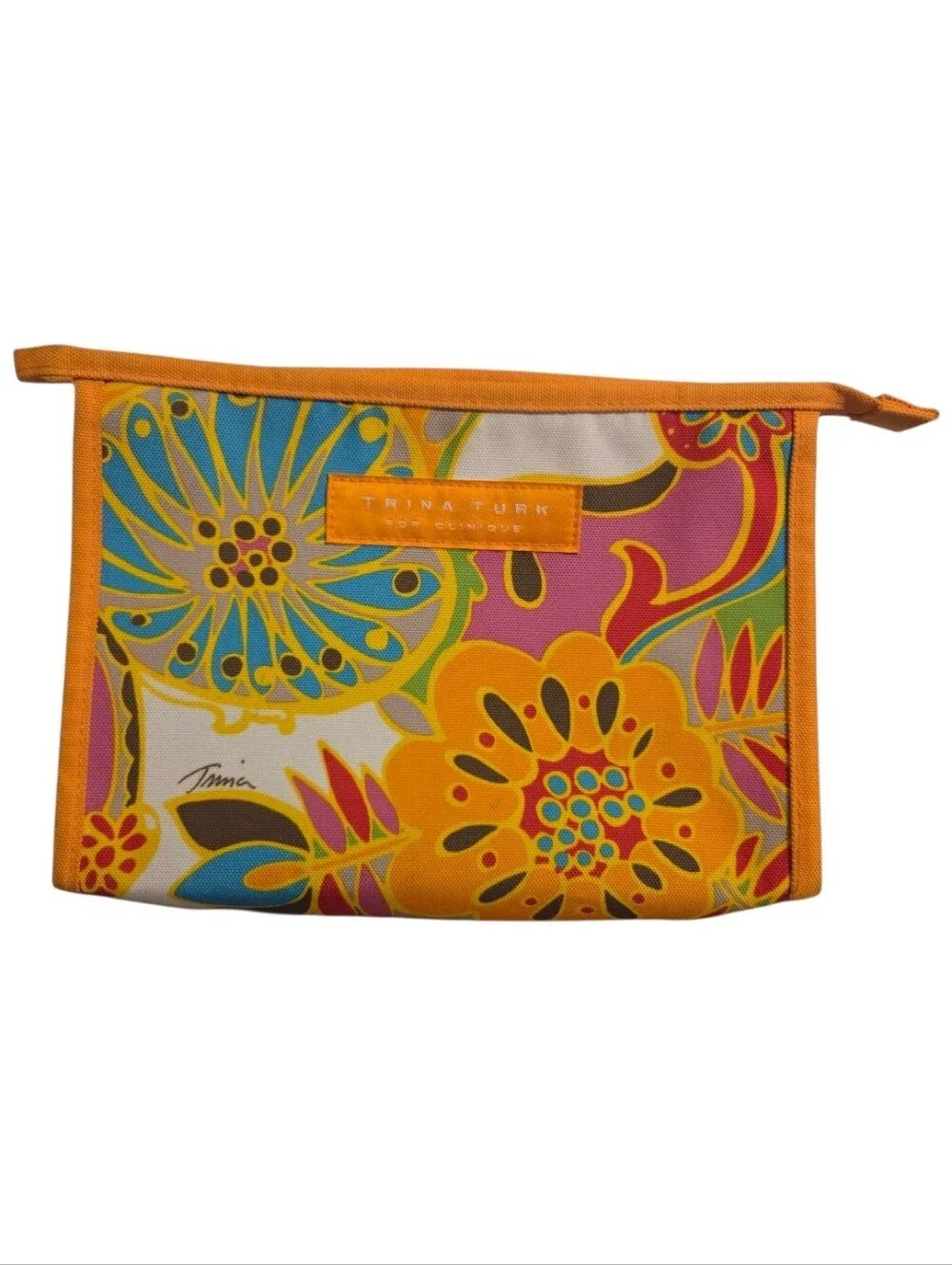 Trina Turk For Clinique Makeup Travel Bag Pouch